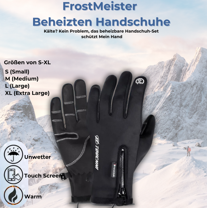 FrostMeister beheizte Handschuhe-Set